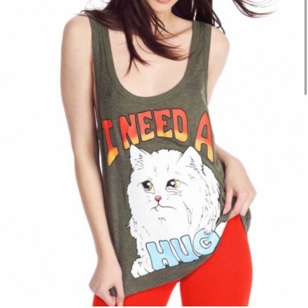 Wildfox I Need A Hug tank top shirt XS